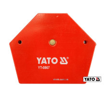 Струбцина магнитная для сварки YATO: 34 кг, 111 х 136 х 24 мм [6/18]