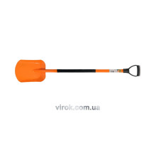 Лопата совковая FLO с металл. рукояткой с DY ручкой наконечником.