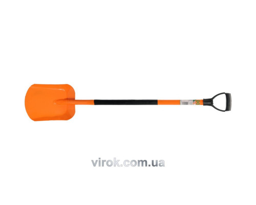 Лопата совкова FLO з метал. держаком з DY ручкою наконечником [120]