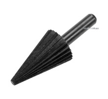 Фреза конусная по стали и алюминию YATO для дрели: Ø=4-24 мм, со шпинделем Ø=8 мм [10/120]