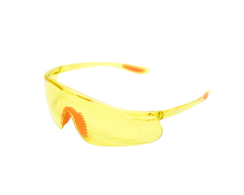 Окуляри захисні VIROK полікарбонат, жовті ,покриття від запотівання та подряпин,відкриті (60)