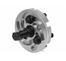 Знімач шківа в ГРМ двигуна, універсал. 3-лапковий YATO: тримач веретена- М17, Ø=50-80 мм, 6 положень