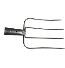 Вила ,молоткове пофарбування , 4 зубці без держака