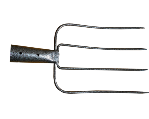 Вила ,молоткове пофарбування , 4 зубці без держака