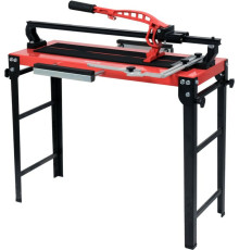 Плиткоріз ручний з розкладним столом YATO, 1 спрямовуюча l= 600 мм, t≤ 14 мм, 300х 800х 650мм [1]