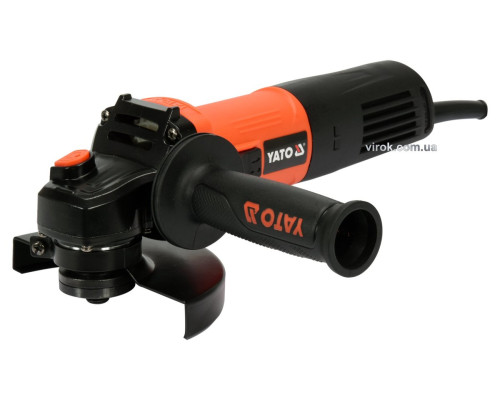 Шліфмашина кутова мережева YATO: P= 850 Вт, Ø= 125 мм, 12000 об/хв [6/144]