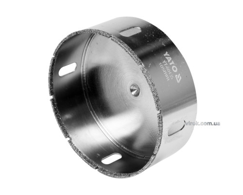 Сверло по гресу и керамике YATO, Ø= 105 мм, при сухом и мокром режимах [4/20]