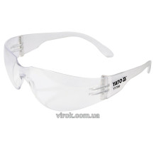 Окуляри захисні YATO відкриті, прозорі [12/240]