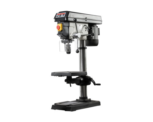 Свердлильний верстат JET JDP-15 настільний: 400В 0,9(0,58)кВт. МК-2 Ø≤22 мм; 12 шв. 210 - 2580 об.