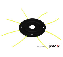 Диск для жилки к газонокосам YT-85001, YT-85003 YATO: Ø=2-3 мм, l=300-430 мм