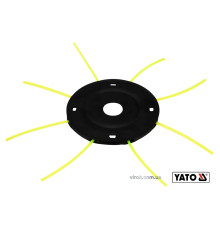 Диск для жилки до газонокоси YT-85001, YT-85003 YATO: Ø=2-3 мм, l=300-430 мм