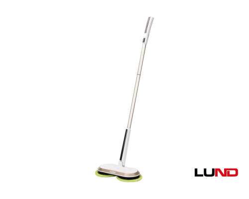 Швабра акумуляторна LUND : Li-Ion 7.4 В 2 Агод, 2 оберт. диски, 28 х 14 х 104 см + спорядження(DW)