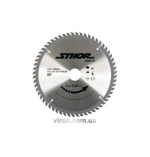 Диск пильний по дереву STHOR. Ø= 210/30 мм, h= 2,2 мм, 60 зубів [10/20]