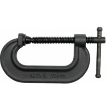 Струбцина YATO з гвинтовим затиском, тип "C" : l= 50 мм (2") [6/30]