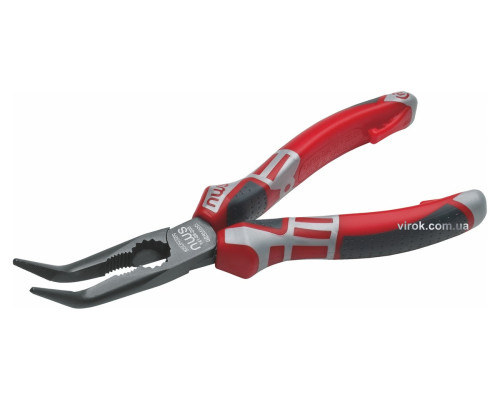 Щипцы удлиненные радиомонтажные NWS: гнутые на 45° острые концы, L=170 мм