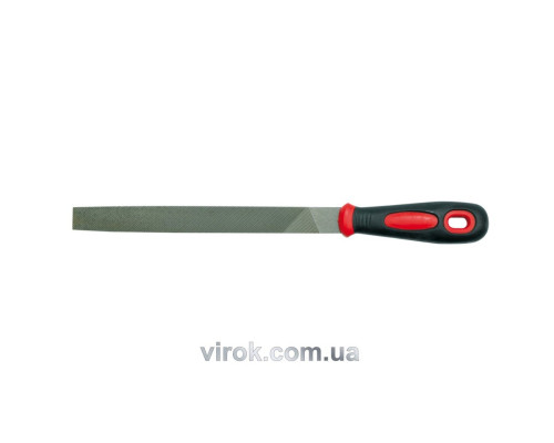 Напильник слюсарний VOREL плоский, l=200мм [25/100]