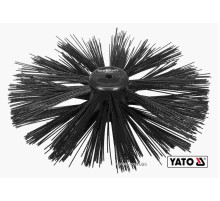 Щітка для очищення каналізації YATO: Ø= 25 см, з нейлона і поліпропіленового ворса, до YT-24980 [20]