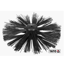 Щітка для очищення каналізації YATO: Ø= 25 см, з нейлона і поліпропіленового ворса, до YT-24980 [20]