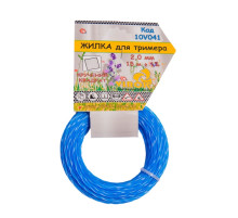 Жилка для триммера "Крученый КВАДРАТ" TM VIROK: Ø= 2.0 мм, l= 15 м