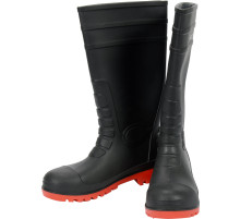 Чоботи ПВХ з металевим носком YATO, розм. 39, l=38см, водонепроникні, хімічностійкі, антистатичні[8]