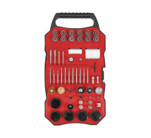 Набір насадок до міні-шліфмашинок YATO зі шпинделями Ø= 3,2мм, адаптери Ø= 2,3 і 3,2 мм, 201ел. [10]