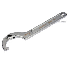 Ключ крюковой с носиком на шарнире в диапазе. M=50-80 мм YATO, Хр-ванад., L=280 мм [10/50]