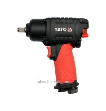Гайковерт ударний пневматичний YATO : квадрат 1/2", F=570 Nm [10]