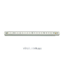 Метр складений пластмасовий VOREL : L= 1 м [20/200]