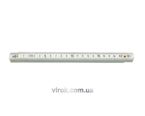 Метр складений пластмасовий VOREL : L= 1 м [20/200]