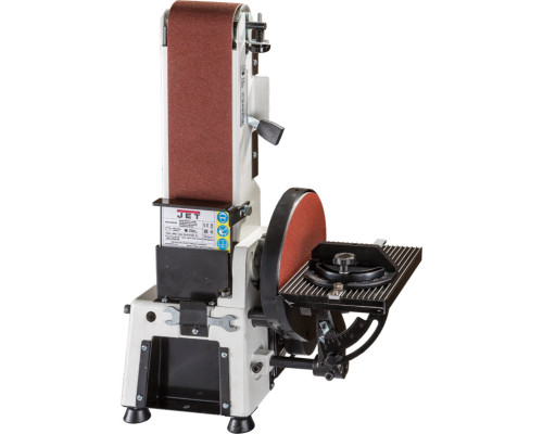 Шліфувальний тарілко-стрічковий верстат JET JSG-233A-M : 230 В, 0,52/0,37 кВт, роб.стіл- 225х115мм