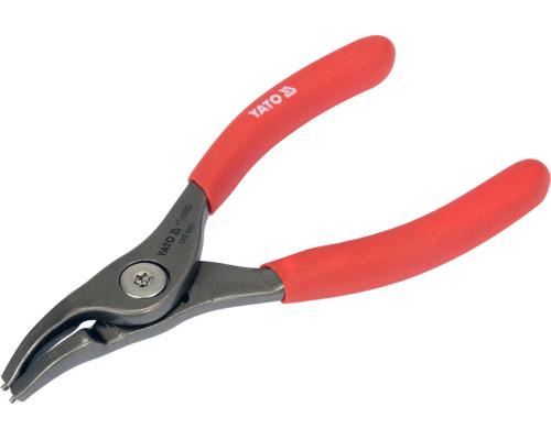 Щипці SEGERA для стопорних кілець YATO гнуті під 45° розтискні, l= 140 мм, розвід- 10-25 мм [6/48]
