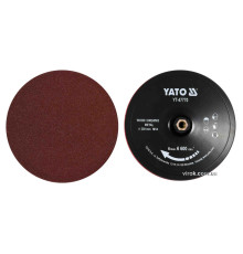 Круг-насадка шліфувальна YATO з липучкою : Ø= 230 мм, гайка М14, + 8 кругів по металу/дереву [25]