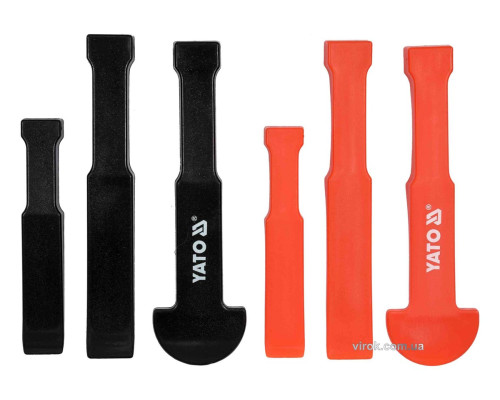 Набор зубил пластиковых YATO: 127 и 175 мм, 6 шт. [10/60]