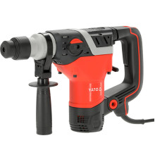 Перфоратор мережевий SDS+YATO P=1100 Вт,удар-4.5 Дж.для свердл до Ø 28мм,коронки до Ø 82мм 3 функції