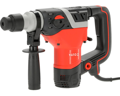 Перфоратор мережевий SDS+YATO P=1100 Вт,удар-4.5 Дж.для свердл до Ø 28мм,коронки до Ø 82мм 3 функції