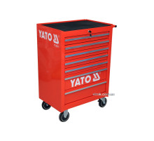 Шкаф-тележка для инструментов YATO с 7 ящиками, 995х680х458 мм [1]