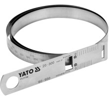 Циркометр для круга – 60-950 мм и диаметра 20-300 мм YATO с метр. и дюйм. шкалами, стал [50]