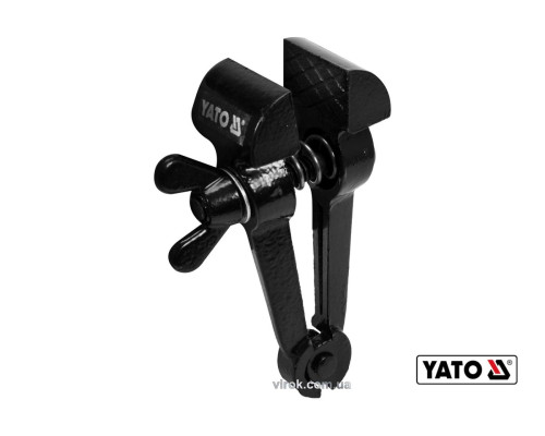 Лещата ручні сталеві YATO : l= 145 мм, губки- 40 мм, розвід губок- 27 мм [6/36]