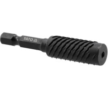 Фреза циліндрична по металу YATO Ø= 11 мм, l= 58 мм, 6-гран. шпиндель Ø= 1/4" матер- вуглецева сталь