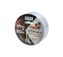 Лента алюминиевая клейкая VIROK 48мм х 50м. х 40мкм. [36]