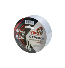 Стрічка алюмінієва клейка VIROK  48мм х 50 м. х 40 мкм. [36]