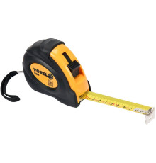 Рулетка з метричною шкалою VOREL : l= 7,5 м, w= 25 мм, 2 фіксатори [6/72]