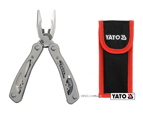 Мультитул (Багатофункційний інструмент) YATO : 9 в 1 з нержавіючої сталі [6/36]