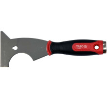 Скребок из нержавеющей стали YATO с комбинированными конфигурациями лезвий, 2-компонентная ручка [12/144]