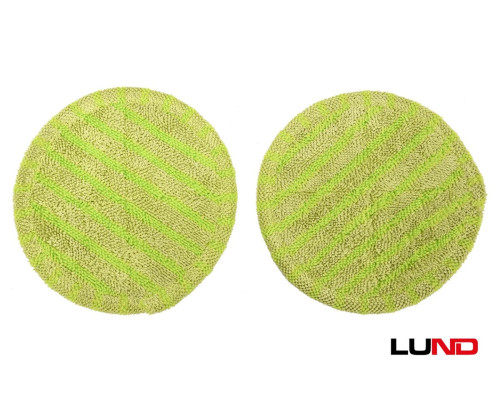 Насадки мікроволоконні круглі LUND : Ø15 см x 5 мм, до акумуляторної швабри 67180, 2 шт [168]