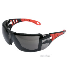 Окуляри захисні YATO відкриті, затемнені, зі зміцненими еластичними дужками [12]