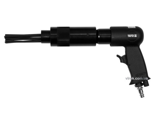 Молоток пневматичний з голковим долотом YATO : спож. повітря- 113 л/хв, тиск- 6.3 Bar, 19 голок [8]