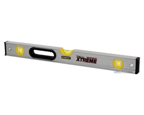 Уровень магнитный STANLEY "FatMax Xtreme": L= 120 см, 3 капсулы, 1 ручка, алюминиевый