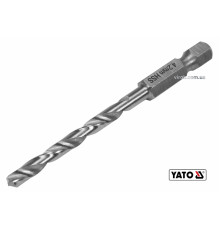 Свердло по металу YATO: HSS6542, Ø=4.2мм, HEX-1/4", l=75/43мм,для нержав.,конструкт.,легов.сталі(DW)