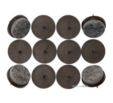 Прокладки пластиковые фильцевые на гвоздь VOREL 20мм, набор 12шт [16/288]